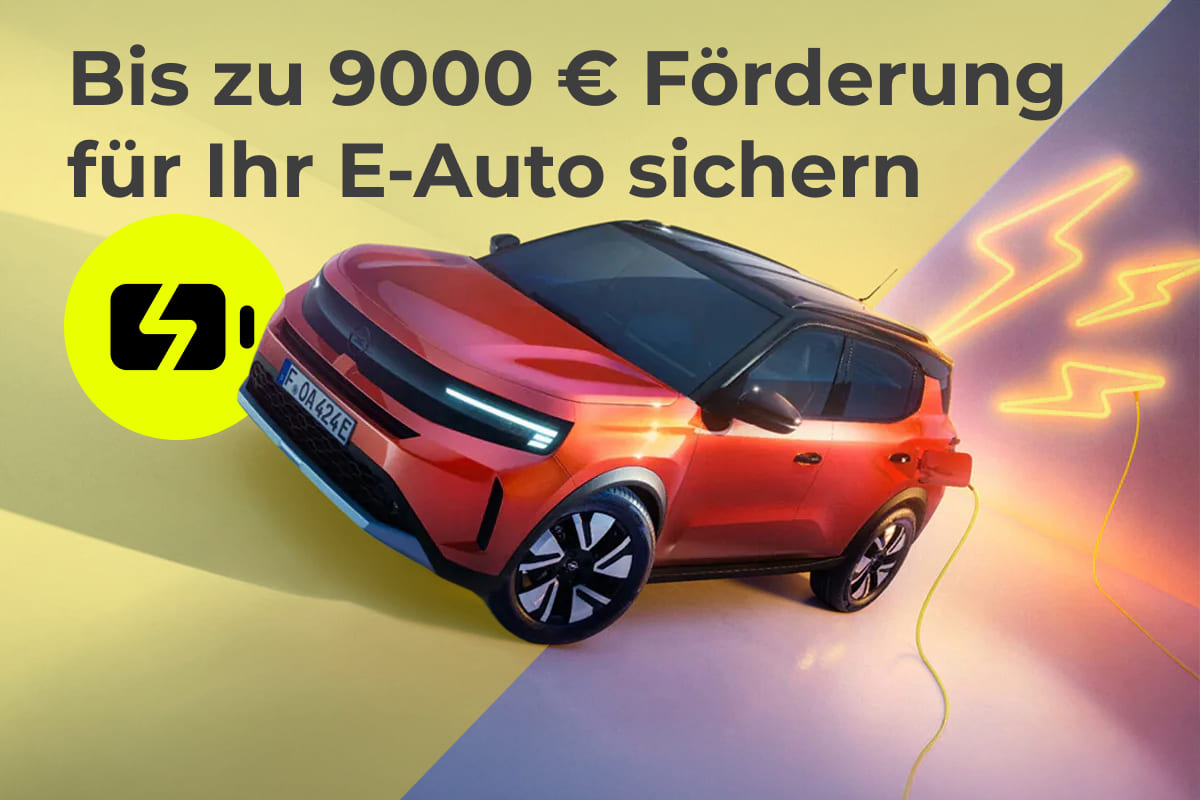 Bild mit einem elektro Opel